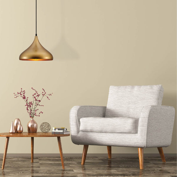 Gold Dome Metal Pendant Light E27