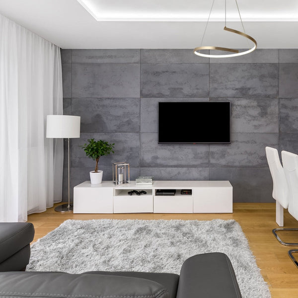 LED Spiral White Chrome Gold Finishing 30W CCT Change Dimmable Contemporary Nordic Scandinavian Pendant Ceiling Light with Remote Control