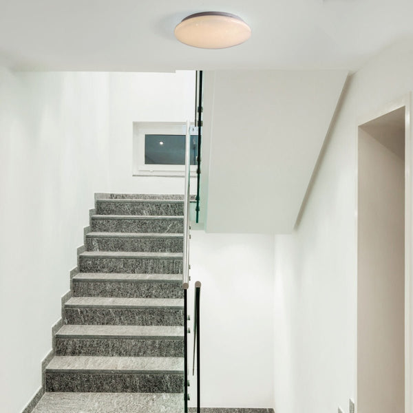 Moonlight Flush Ceiling Light 24W 1920LM IP20 non-yellowing PMMA Cover