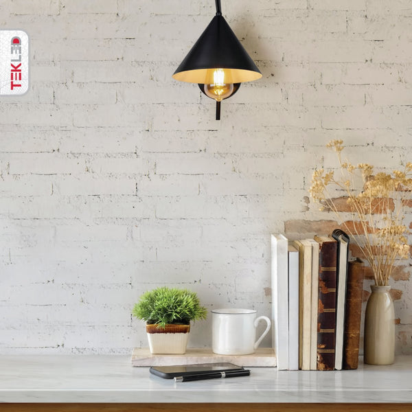 Metal Funnel Wall Light E27 Fitting