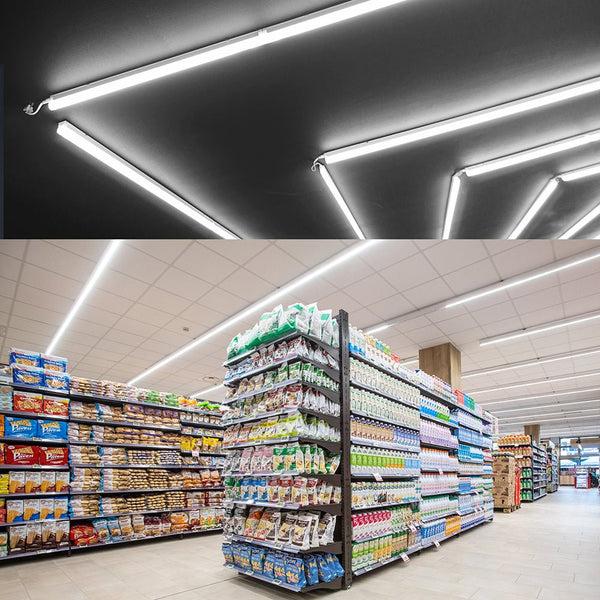 18W 2ftLED Surface Mounted Linear Fitting 6500K Cool Daylight IP20 60cm