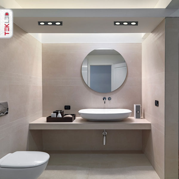 Rectangle Recessed Tilt Downlight GU10