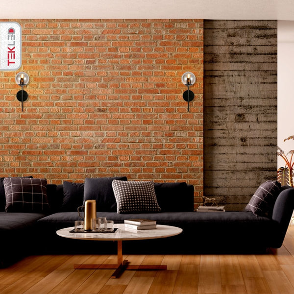 Modern Globe Wall Light Sconce - Sleek Minimalist Design Light Fixture for Contemporary Spaces