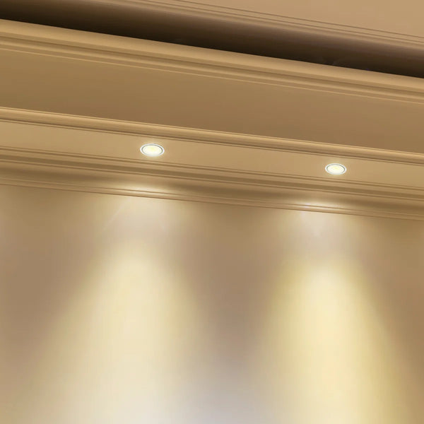 Large Bezel GU10 Fixed Downlight - Cove Lighting Effect with Dual-Bezel Design