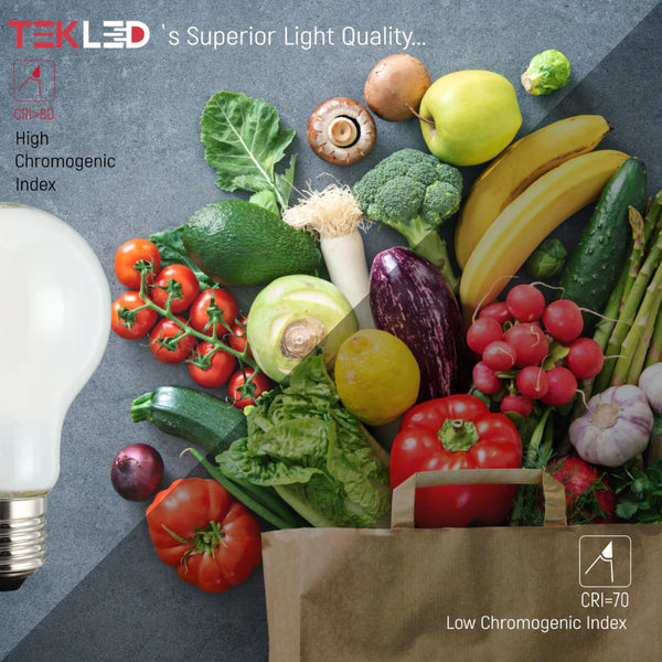 LED Bulb Dimmable A60 GLS E27 6.5W Frosted Glass Pack of 2