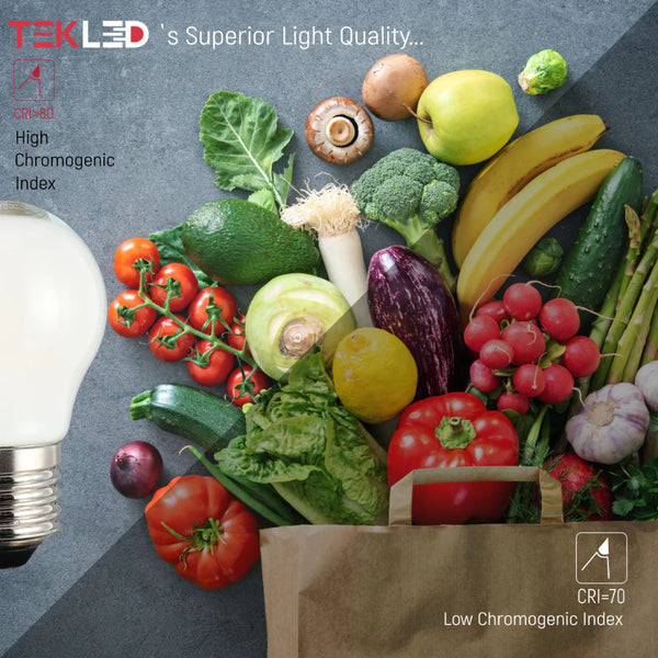 LED Bulb Golf Ball E27 4W Milky Glass Pack of 4 Non-dimmable