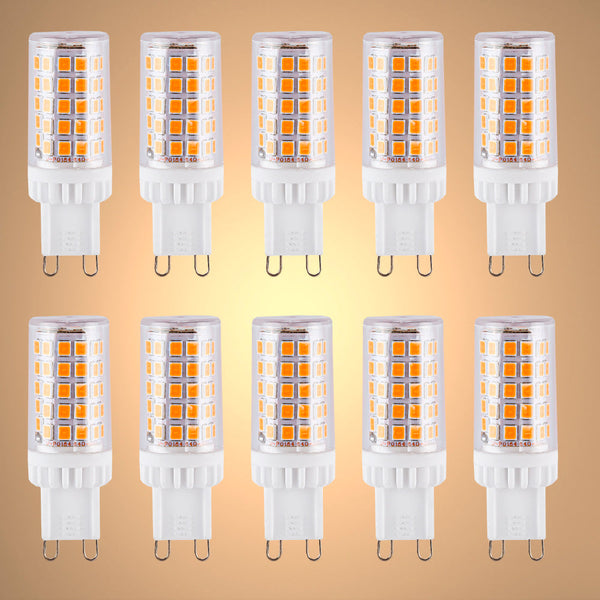 TEKLED
LED Capsule Bulb G9 Snap Fix 4.8W 500lm Pack of 10 - 3000K Warm White.