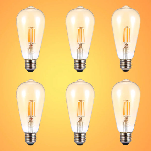 LED Filament ST64 Edison Bulb E27 Edison Screw