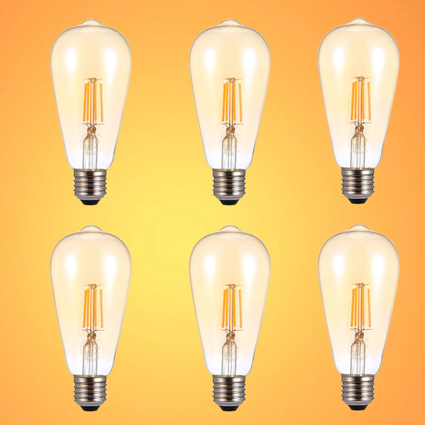 LED Filament ST64 Edison Bulb E27 Edison Screw