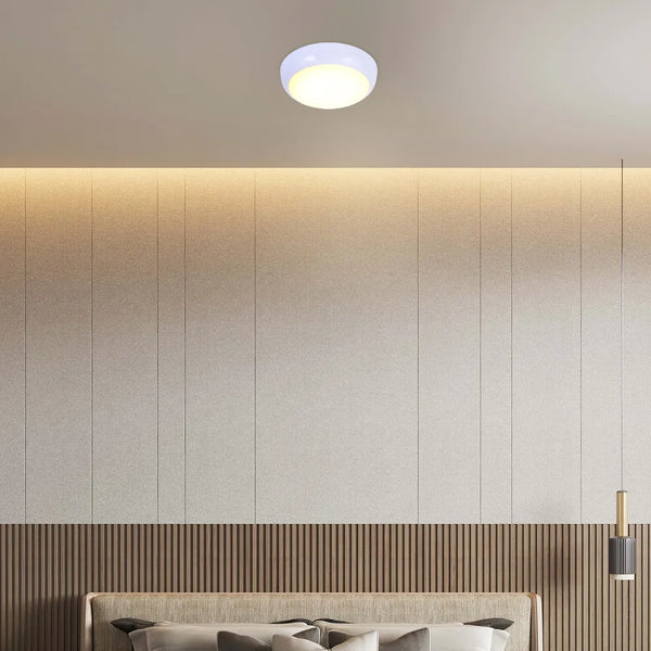 LED Paladin Bulkhead 14-16-20 W 3CCT IP54 with White Rim