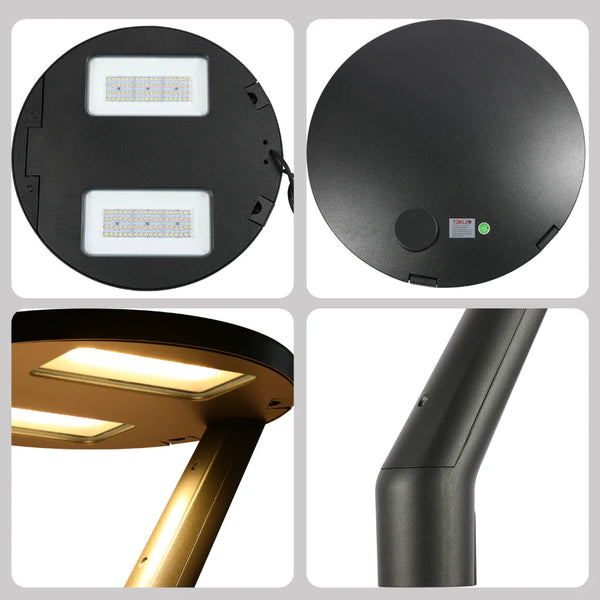 LED Pathway Garden Lamp Post Top Light 60W 3CCT