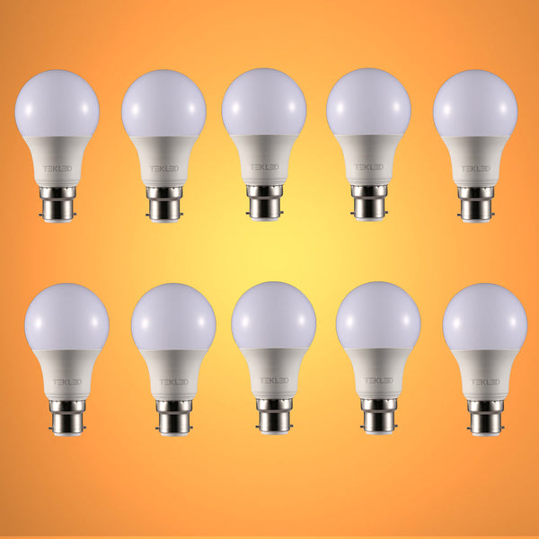 TEKLED
Leo LED GLS Bulb A60 B22 Bayonet Cap - 2700K Warm White / 7 W / Pack of 6 or 10