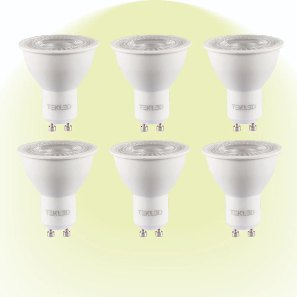 Lepus LED Spot Bulb PAR16 Dimmable GU10 7W Pack of 6