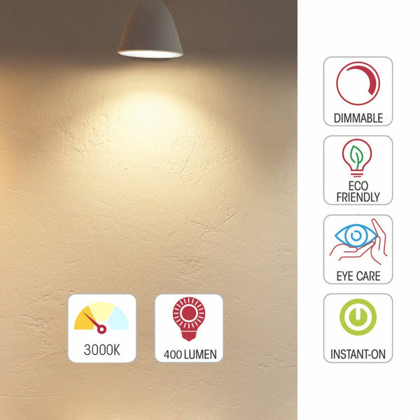 Vela LED Candle Bulb C37 Dimmable E14 Small Edison Screw 5W Pack of 6