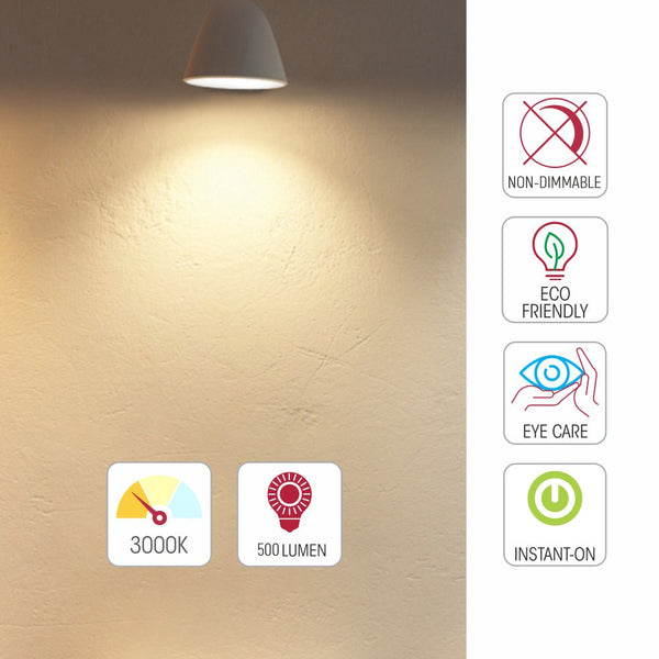 LED Capsule Bulb G9 Snap Fix 4.8W 500lm Pack of 10