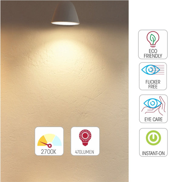 LED Dimmable Filament G45 Golf Ball Bulb E27 Edison Screw 4W Pack of 4 Warm White