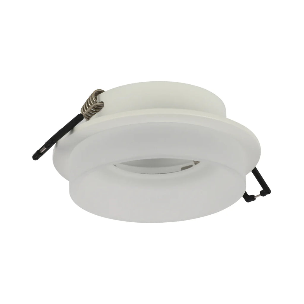 Low-Glare GU10 Fixed Downlight - Opal Acrylic & Die-Cast Aluminium