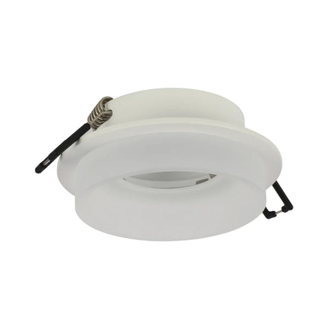 Low-Glare GU10 Fixed Downlight - Opal Acrylic & Die-Cast Aluminium