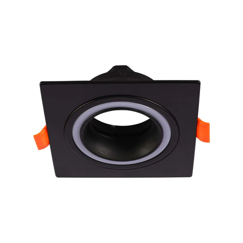 Low UGR Fixed Recessed GU10 Downlighter Square