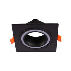 Low UGR Fixed Recessed GU10 Downlighter Square