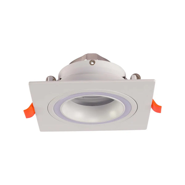 Low UGR Fixed Recessed GU10 Downlighter Square