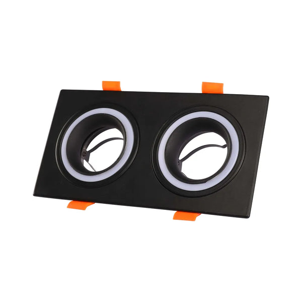 Low UGR Fixed Recessed GU10 Downlighter Square
