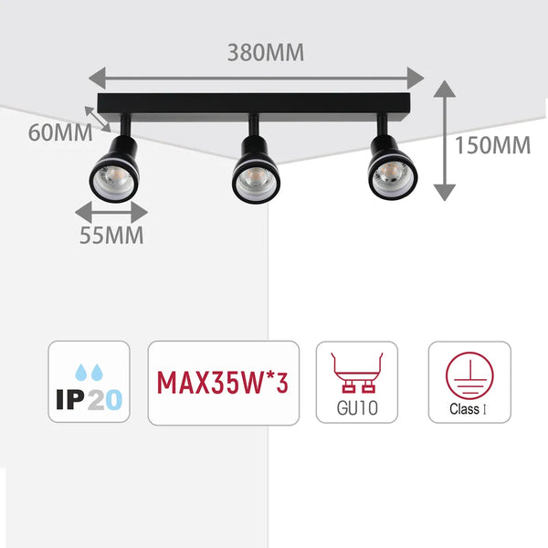 Luma Cylindro GU10 Spotlight Fixture