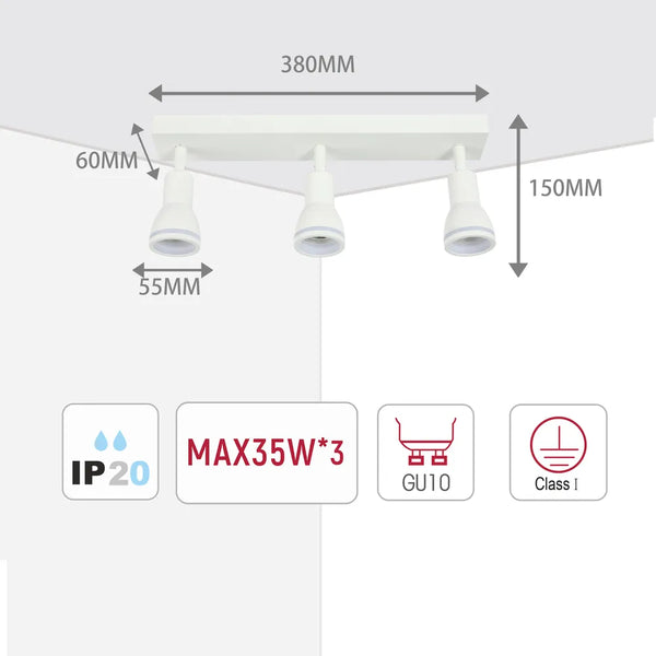 Luma Cylindro GU10 Spotlight Fixture