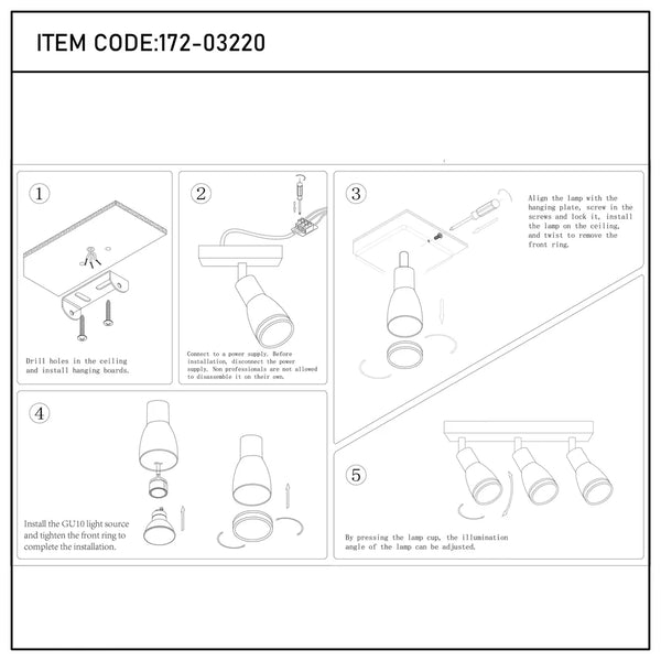 Luma Cylindro GU10 Spotlight Fixture