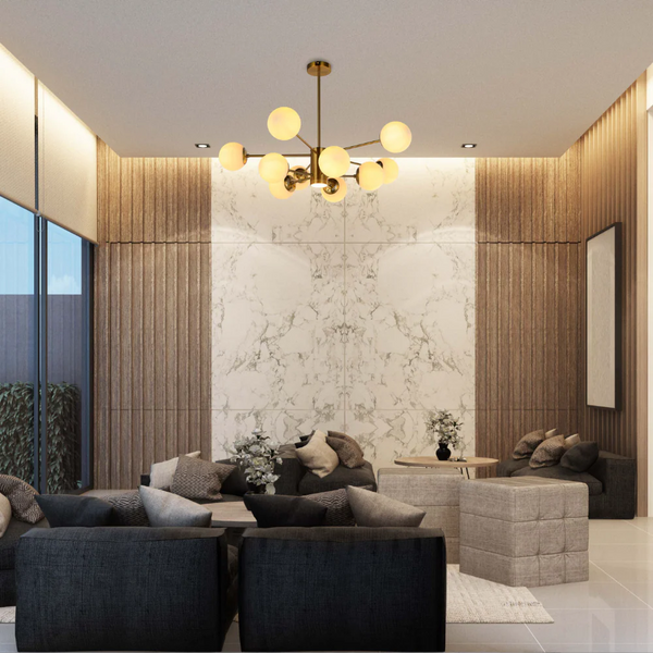 Luminary Opal Globe Chandelier | LED Illumination | Single or Dual Tier