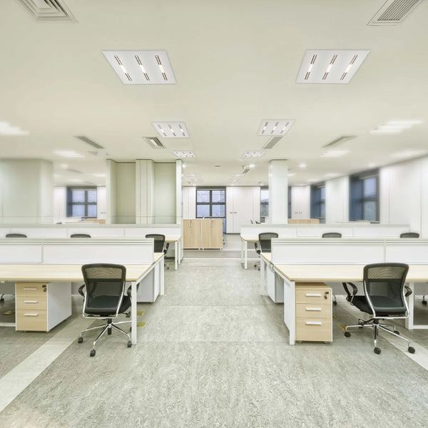 40W Lumin Essence OfficePro AntiGlare Laser and Opal LED Panel Light 40W 4000lm Low UGR 2x2ft 3CCT