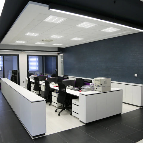 40W Lumin Essence OfficePro LED Panel Light 4000lm 2x2ft 3CCT