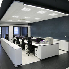 40W Lumin Essence OfficePro LED Panel Light 4000lm 2x2ft 3CCT