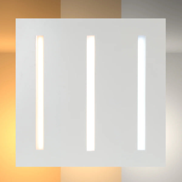 40W Lumin Essence OfficePro LED Panel Light 4000lm 2x2ft 3CCT