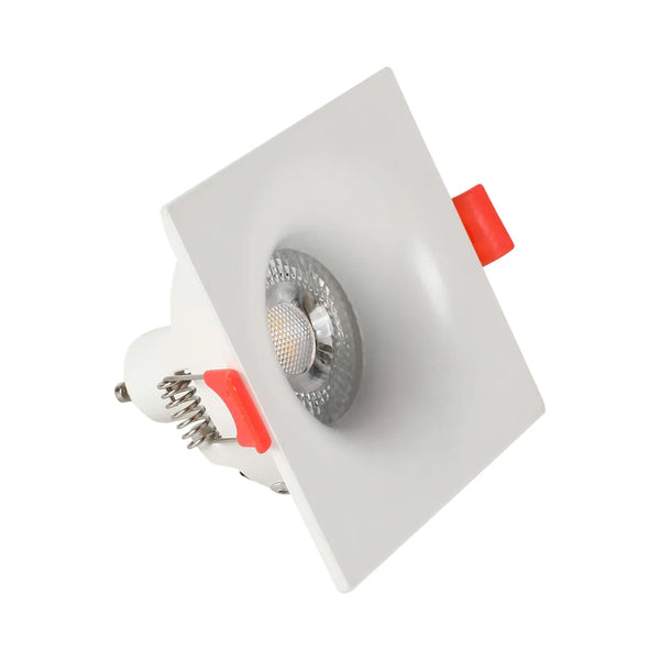 Lunar Low-Glare Square Fixed Recessed GU10 Downlight