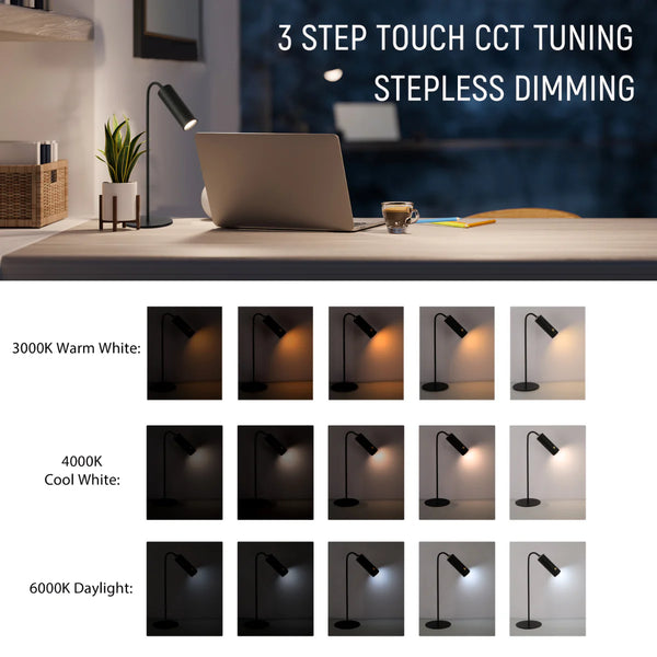 Magna Lume Clip & Mount LED Desk Lamp | Bedside Lamp