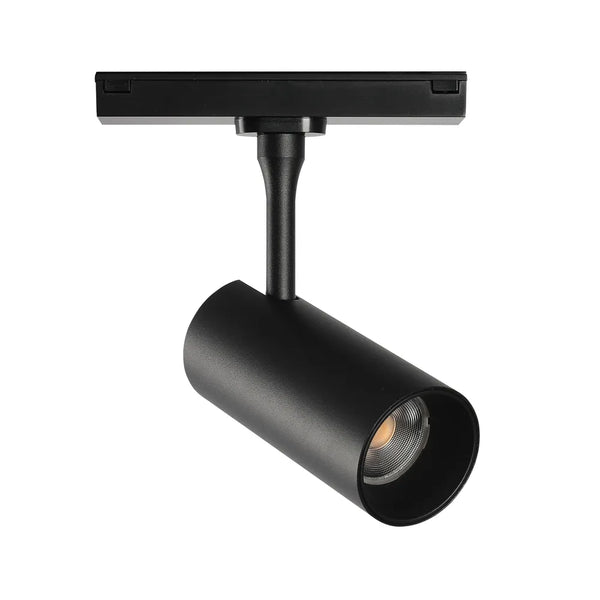 Magnetic Cylinder Focus LED Track Light Black 4000K