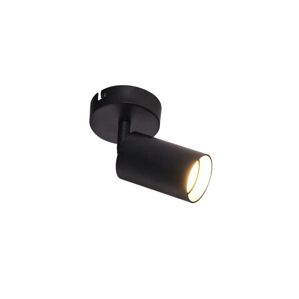 Rotatable Cylinder Rod GU10 Spotlight Back-Center Connected