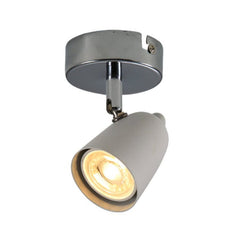 Skurupp Cone Rotatable GU10 Chrome Spotlight White