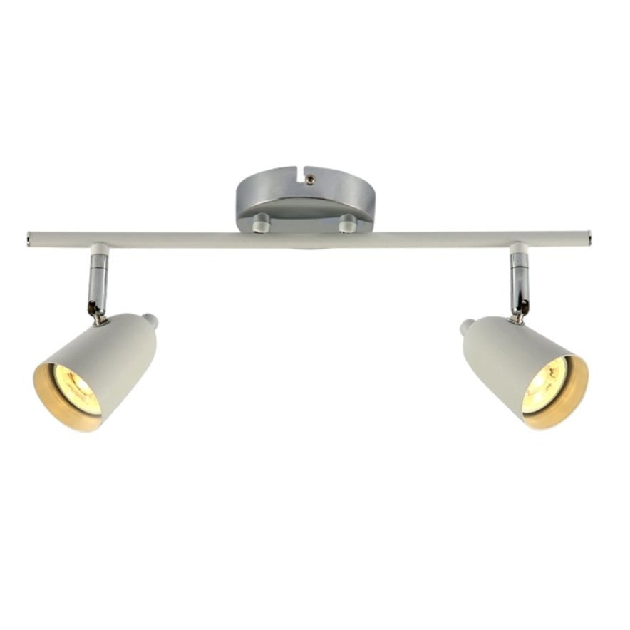 Skurupp Cone Rotatable GU10 Chrome Spotlight White
