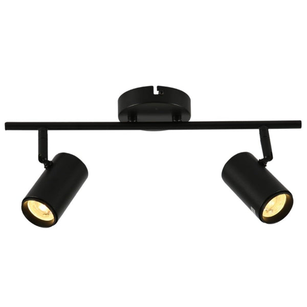 Virmo Rotatable Cylinder Rod GU10 Spotlight Side Connected Black