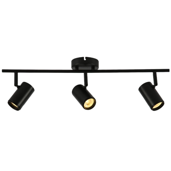 Virmo Rotatable Cylinder Rod GU10 Spotlight Side Connected Black