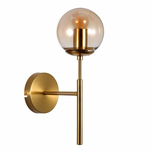Modern Globe Wall Light Sconce - Sleek Minimalist Design Light Fixture for Contemporary Spaces