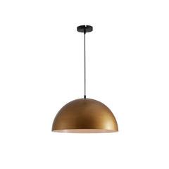 Dome Copper or Brass Finish Metal Pendant Ceiling Light E27 Fitting