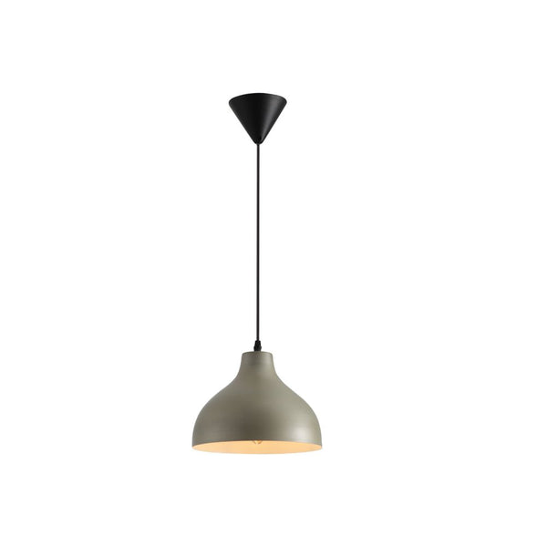 Antique Grey Brass Dome Metal Pendant Ceiling Light E27 Fitting