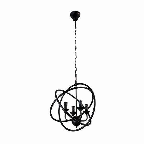Black 3 Circle Pendant Ceiling Light E14
