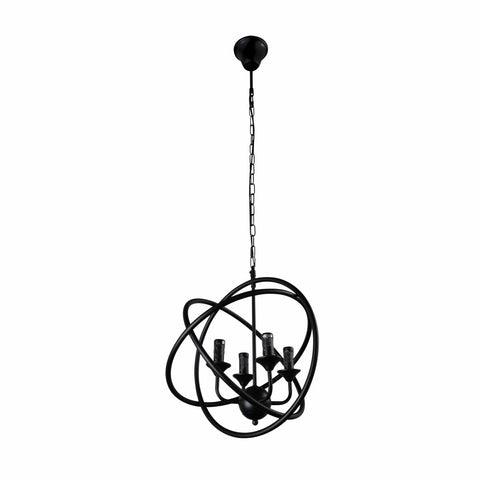 Black 3 Circle Pendant Ceiling Light E14