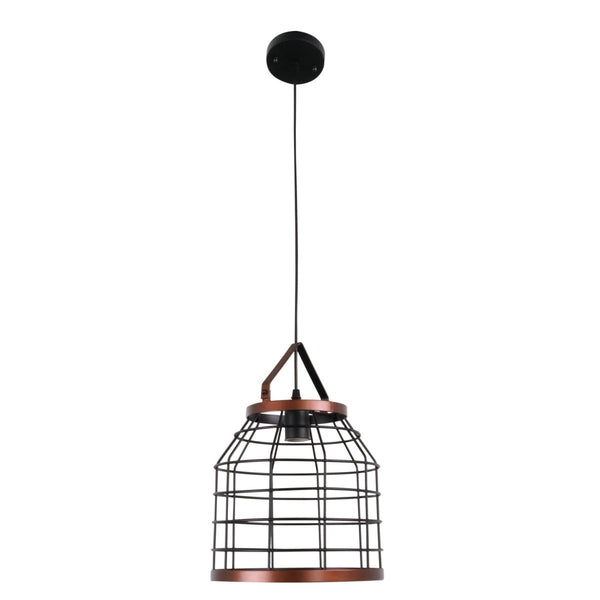 Black Cage Metal Pendant Ceiling Light E27