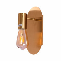 Gold Metal Wall Light E27 Fitting