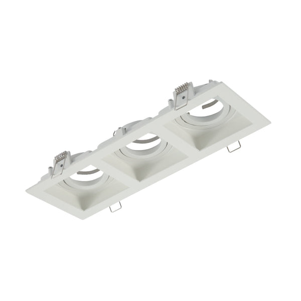 Grille Rectangle Recessed Tilt Downlight GU10